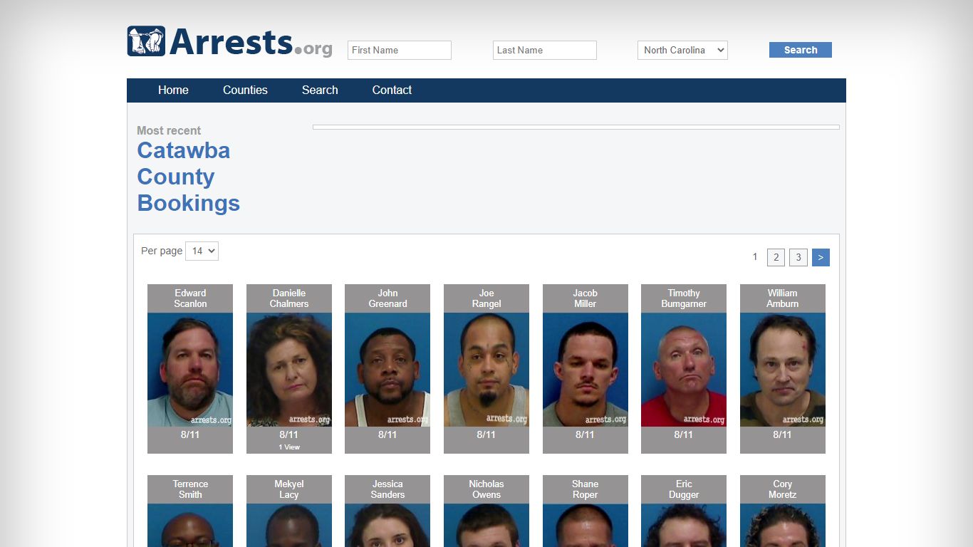 Catawba County Arrests and Inmate Search